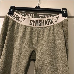 GYM SHARK olive green full length leggings